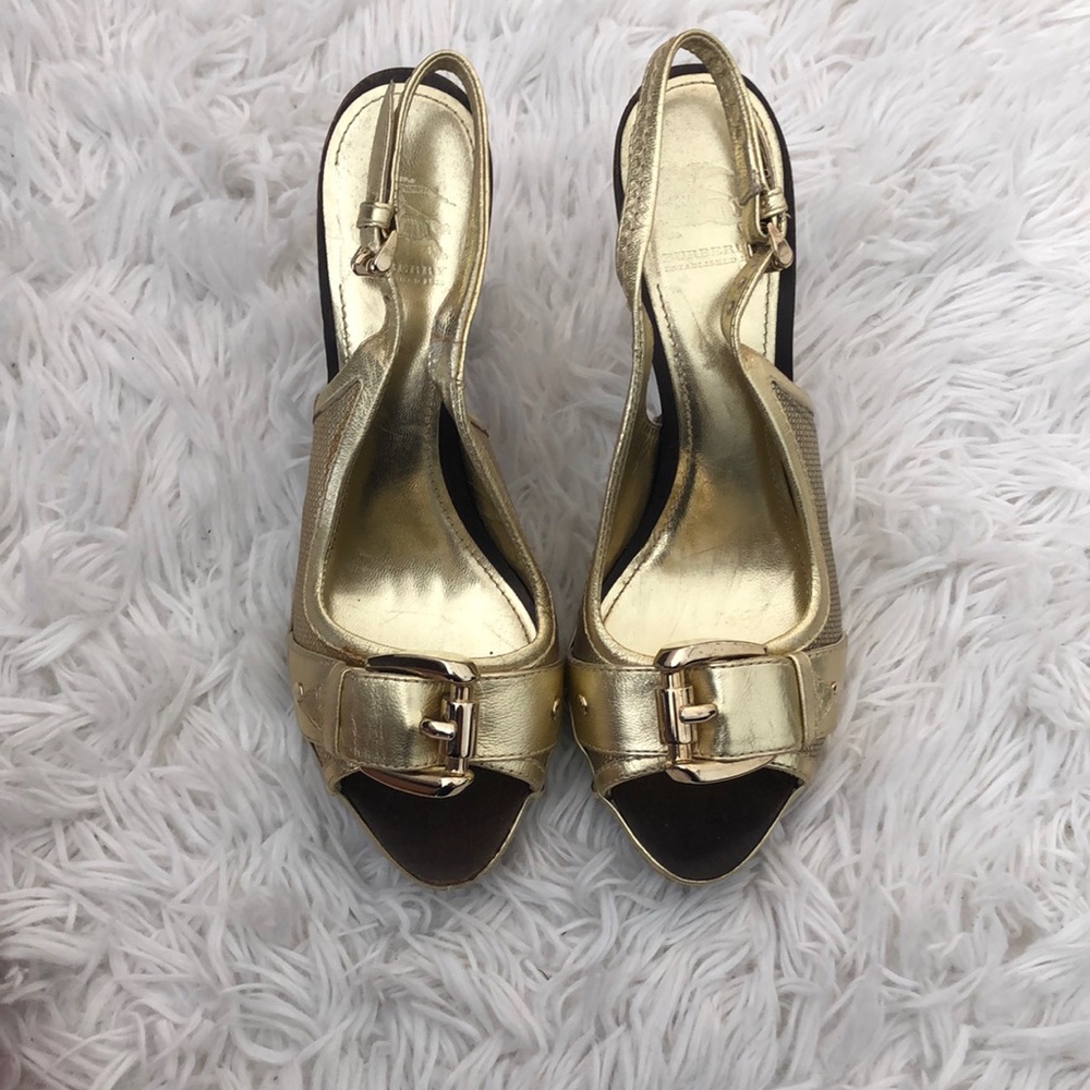 Burberry Wooden Heels